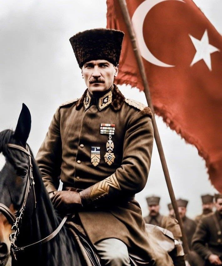 Atatürk en güzel fotoğrafları ile Basın Gazetesi’nde