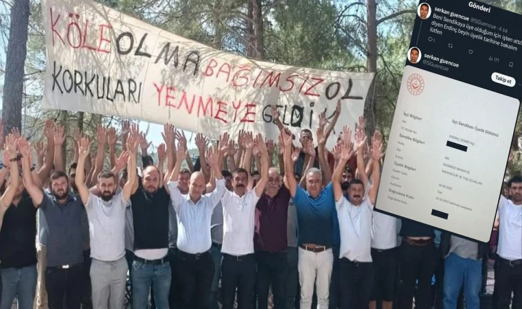 AKP'li vekilin madeninde yeni skandal: Müdür, işçinin üyelik bilgilerini X'te paylaştı
