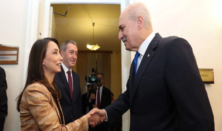 Meclis Başkanı Numan Kurtulmuş’tan DEM Parti'ye ziyaret: ‘Yapıcı bir fikir teatisinde bulunduk’