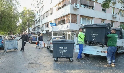 Daha temiz bir Konak için konteyner harekatı