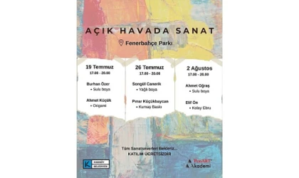 Fenerbahçe Parkı’nda “Açık Alanda Sanat” Etkinliği Başlıyor