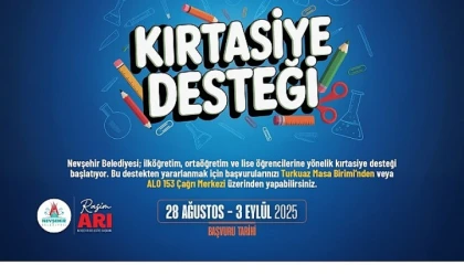 “Kırtasiye Desteği” İçin Başvurular Başladı