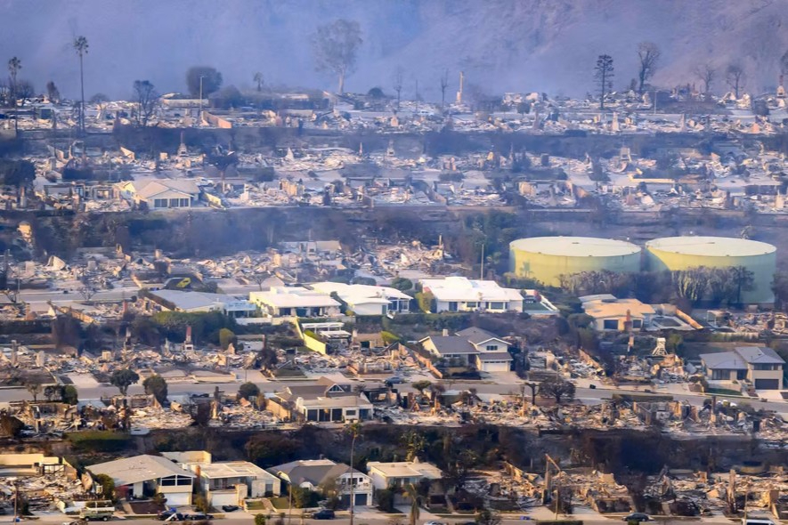 Los Angeles'ta Yaşanan Felaketten Kareler