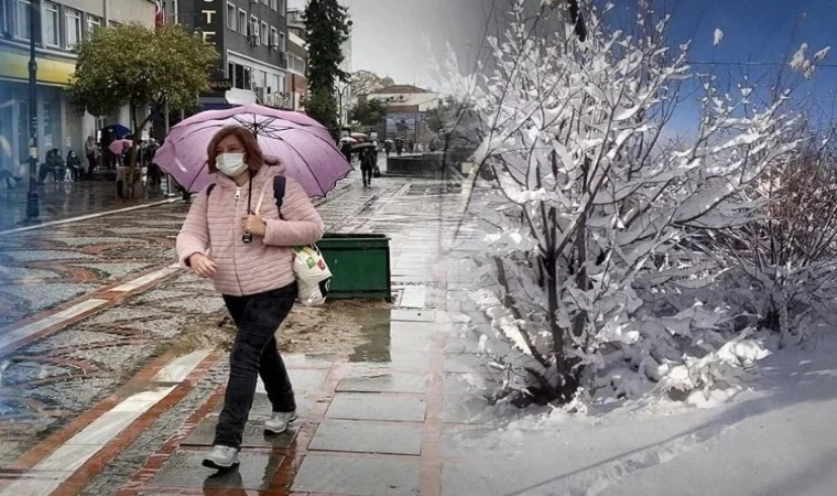 Doğu’ya kar, Marmara’ya kuvvetli yağış uyarısı