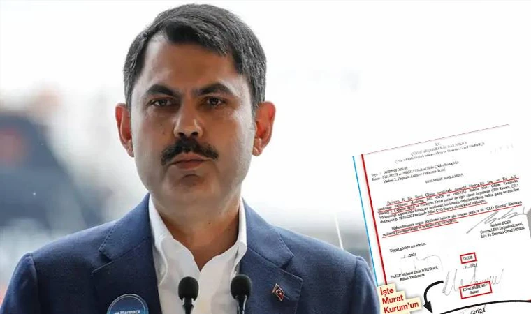 Murat Kurum'un İliç'te kapasite artış onayını verdiği belge ortaya çıktı