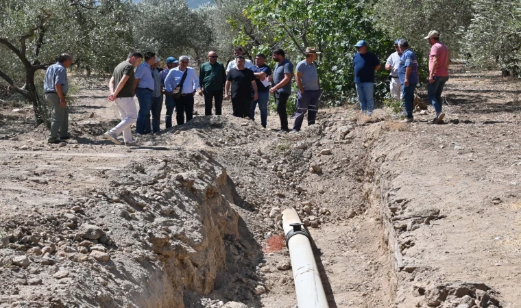 Manisa’da 2 bin 100 dekar arazi Öveçli ile suya kavuşacak