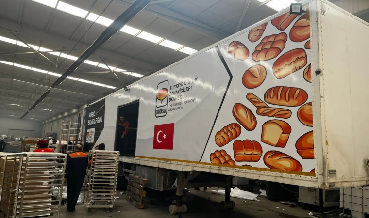 Türkiye Döküm Sanayicileri’nden Kızılay’a mobil ekmek fırını bağışı