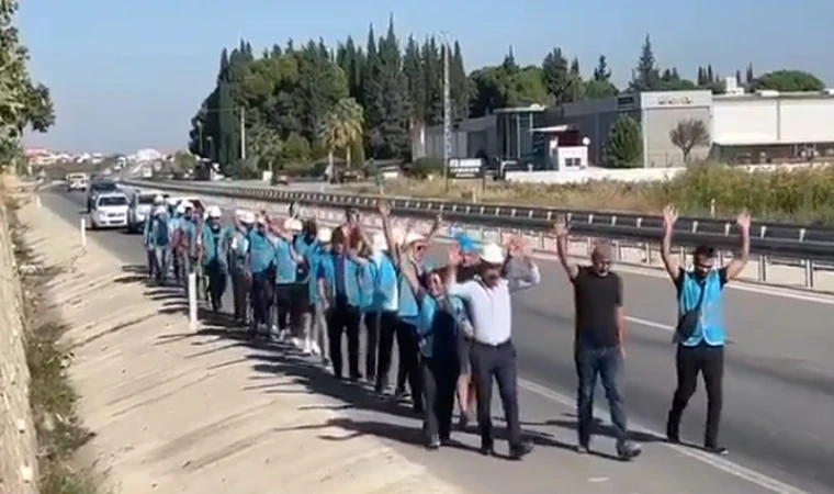Fernas işçileri Ankara yolunda