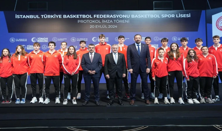 İstanbul’da TBF Basketbol Spor Lisesi için protokol