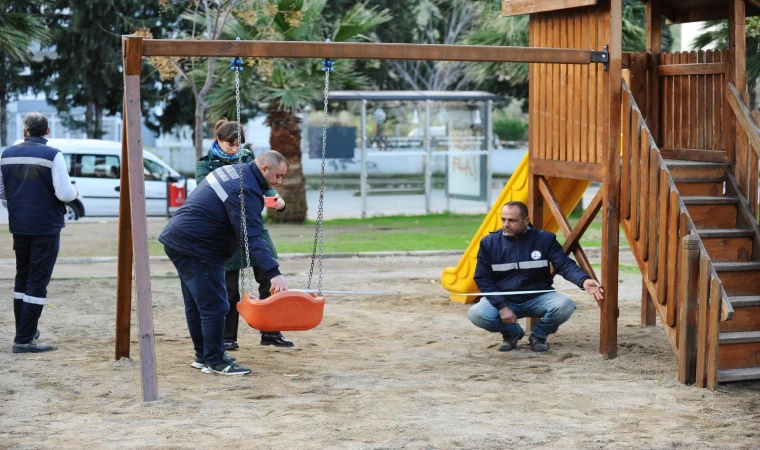 Karşıyaka'nın parkları artık daha güvenli