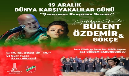 "Dünya Karşıyakalılar Günü" Bülent Özdemir konseriyle kutlanacak!