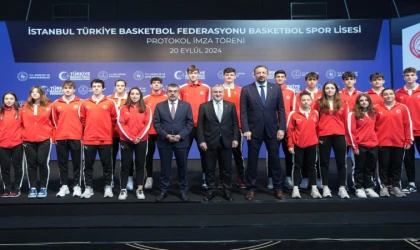 İstanbul’da TBF Basketbol Spor Lisesi için protokol