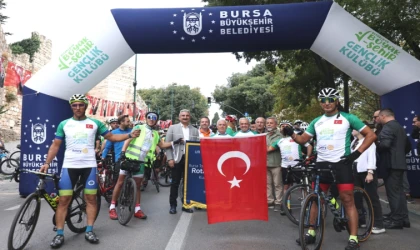 Tophane-Nilüfer-Mudanya Bisiklet Turu’yla yeşile pedalladılar