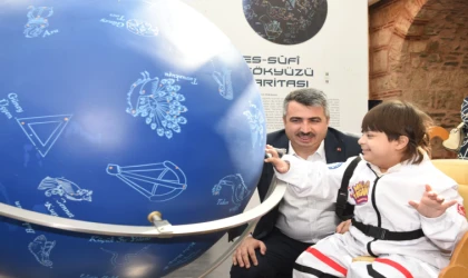 Bursa Yıldırım’da özel çocuklar uzay deneyiminde