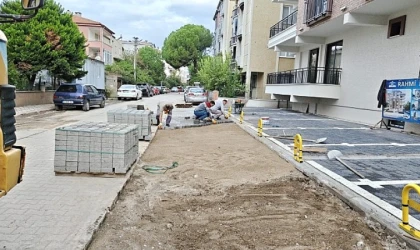Edremit Belediyesi’nde altyapı çalışmaları devam ediyor