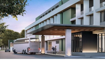 75 dönümlük dev tesiste ilk kazma vuruldu